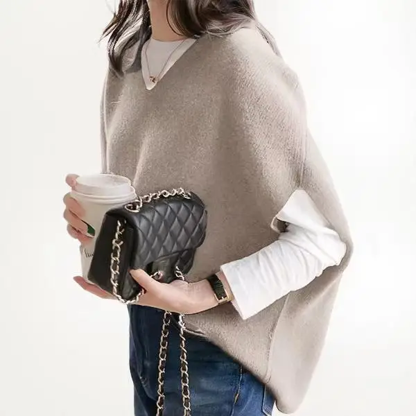 Women's Blue Knit Vest Vest Sweater 2022 - Image 6