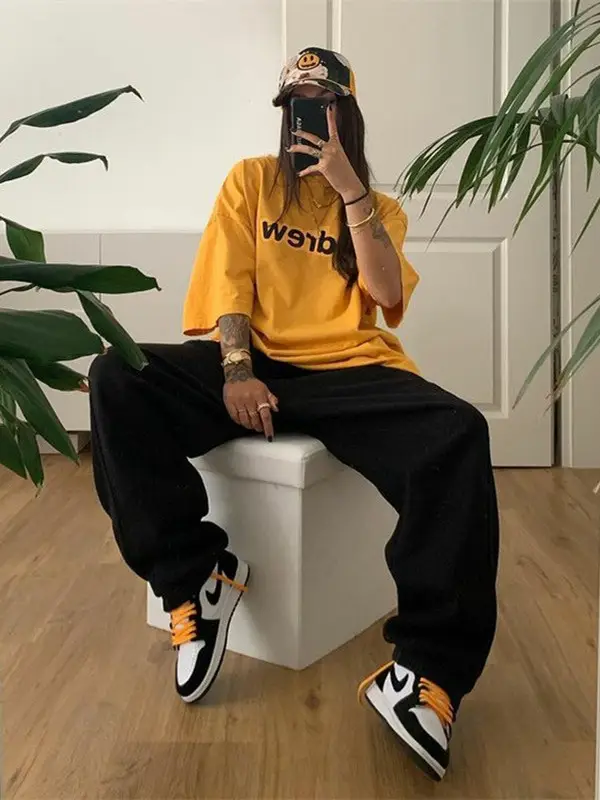 Drew Printed Cotton T-Shirt for Men Women