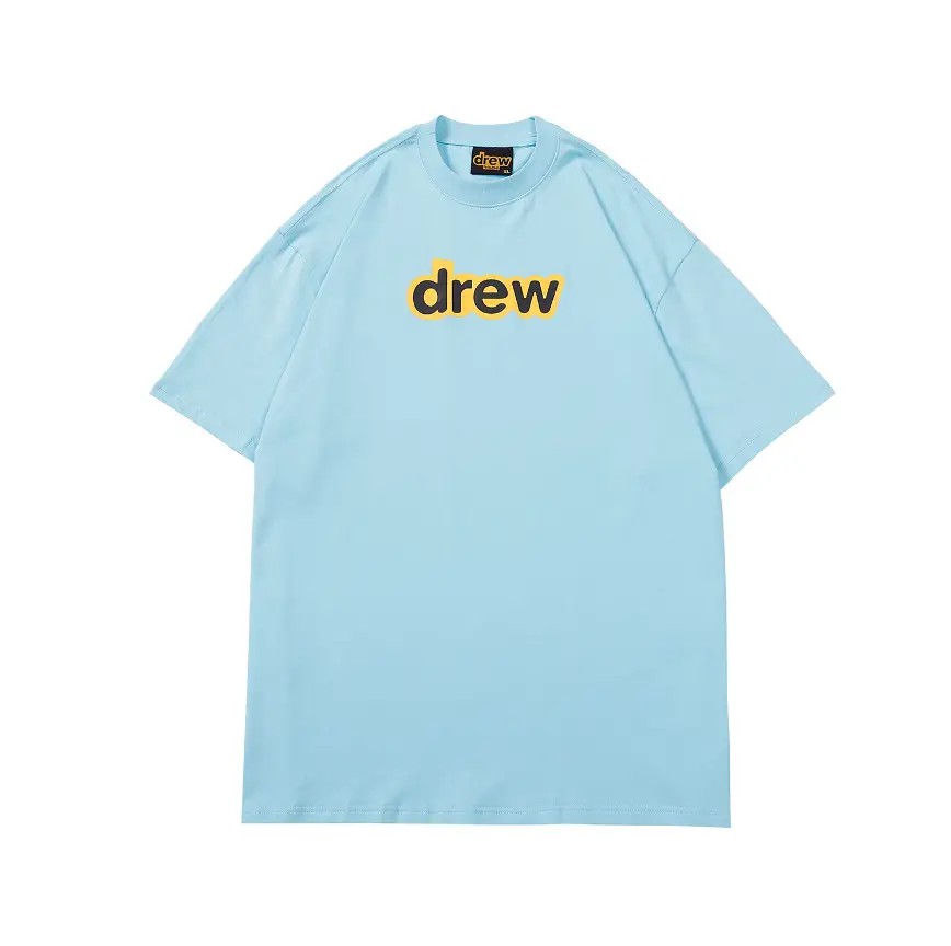 Drew Printed Cotton T-Shirt for Men Women — feature 12