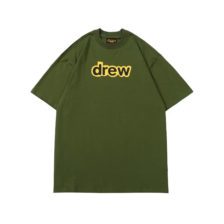 Drew Printed Cotton T-Shirt for Men Women — feature 20