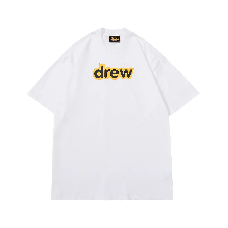 Drew Printed Cotton T-Shirt for Men Women — feature 24