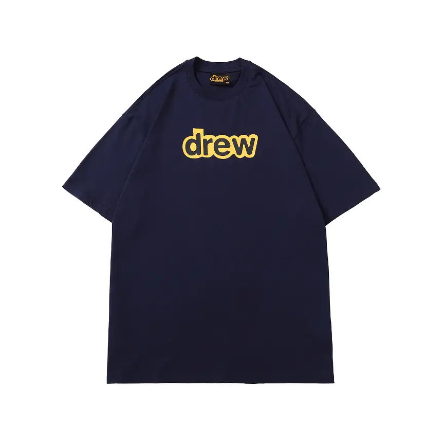 Drew Printed Cotton T-Shirt for Men Women — feature 8