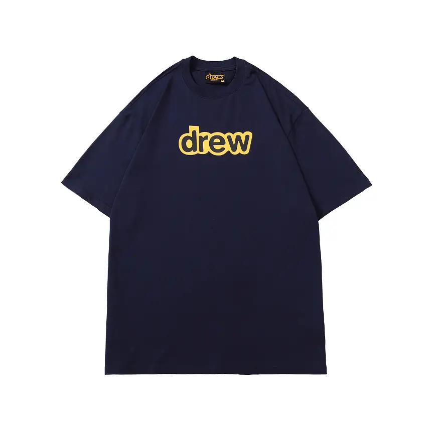Drew Printed Cotton T-Shirt for Men Women