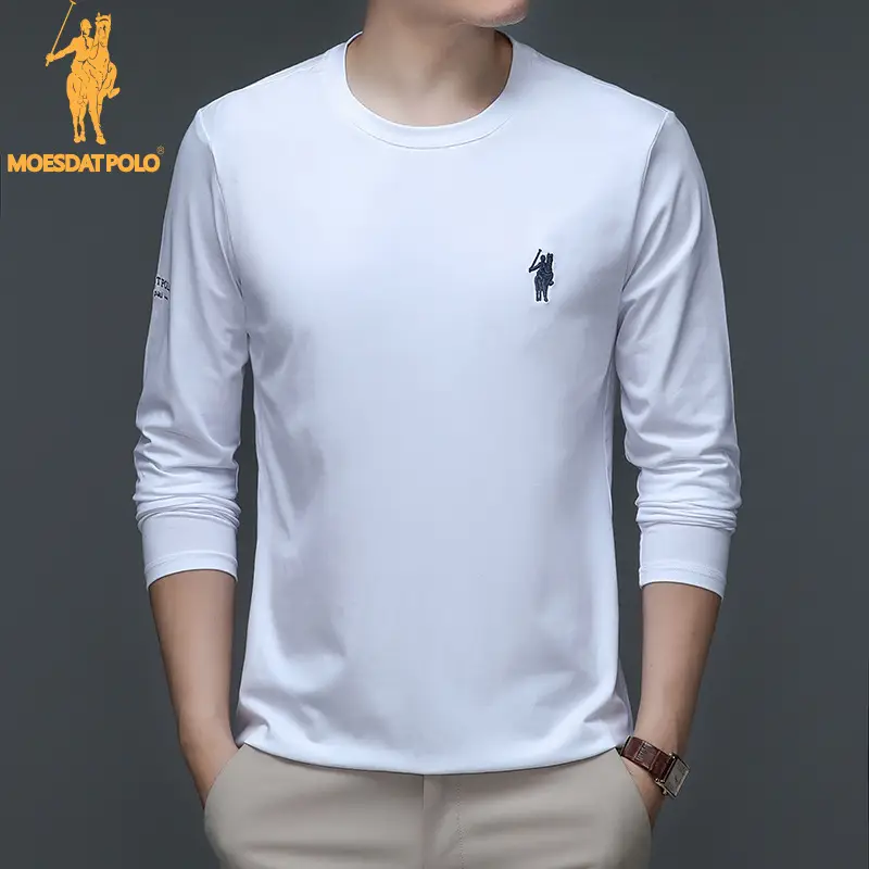 Green Embroidered Long Sleeve Pullover for Men - Image 3