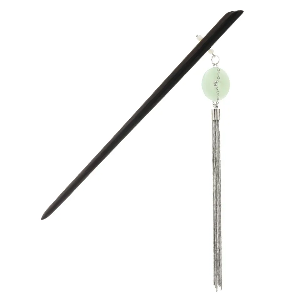 Minimalist Jewelry Tassel Hairpin Women's Hanfu Accessory - Image 7