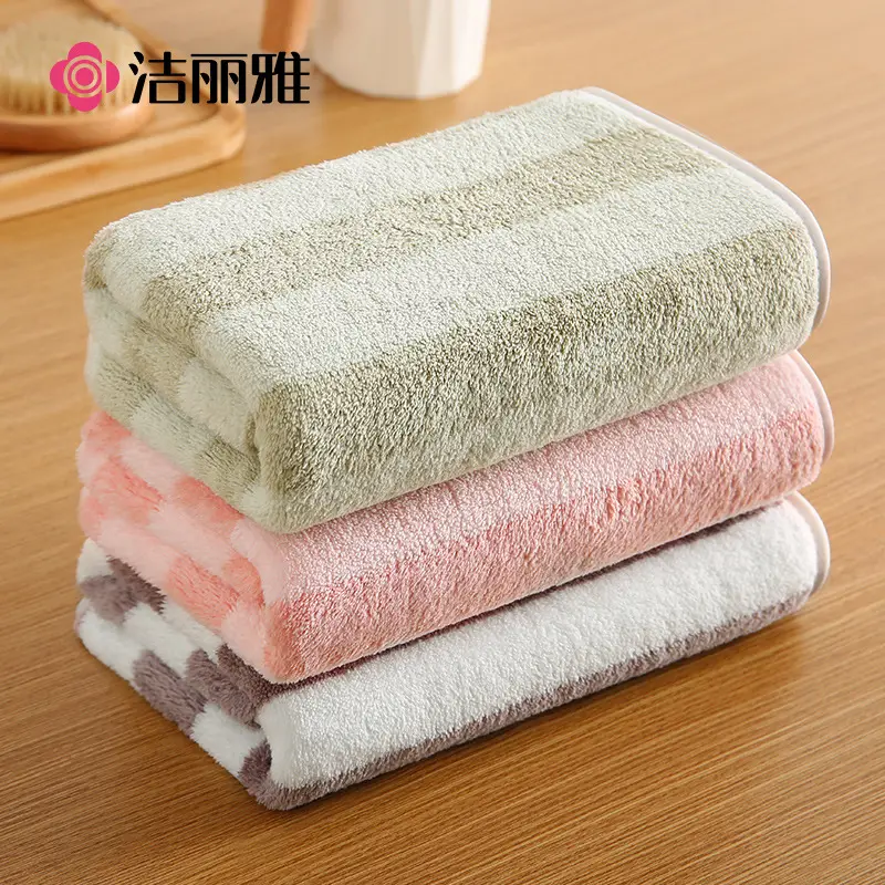 Jialiya Classic Towels 35x78g Embroidered 3 Pack