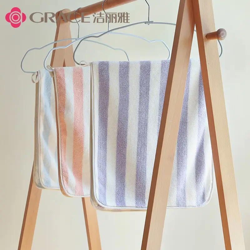 Jialiya Classic Towels 35x78g Embroidered 3 Pack