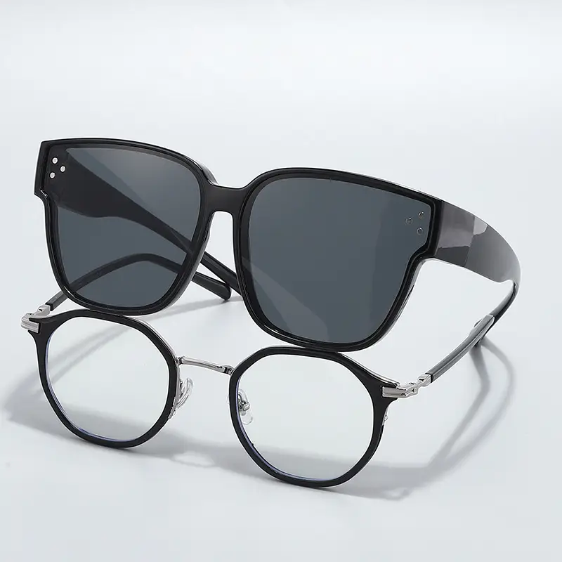 Women Polarized Sunglasses Anti-UV Large Frame Driving Special Driving Goggles - Image 8
