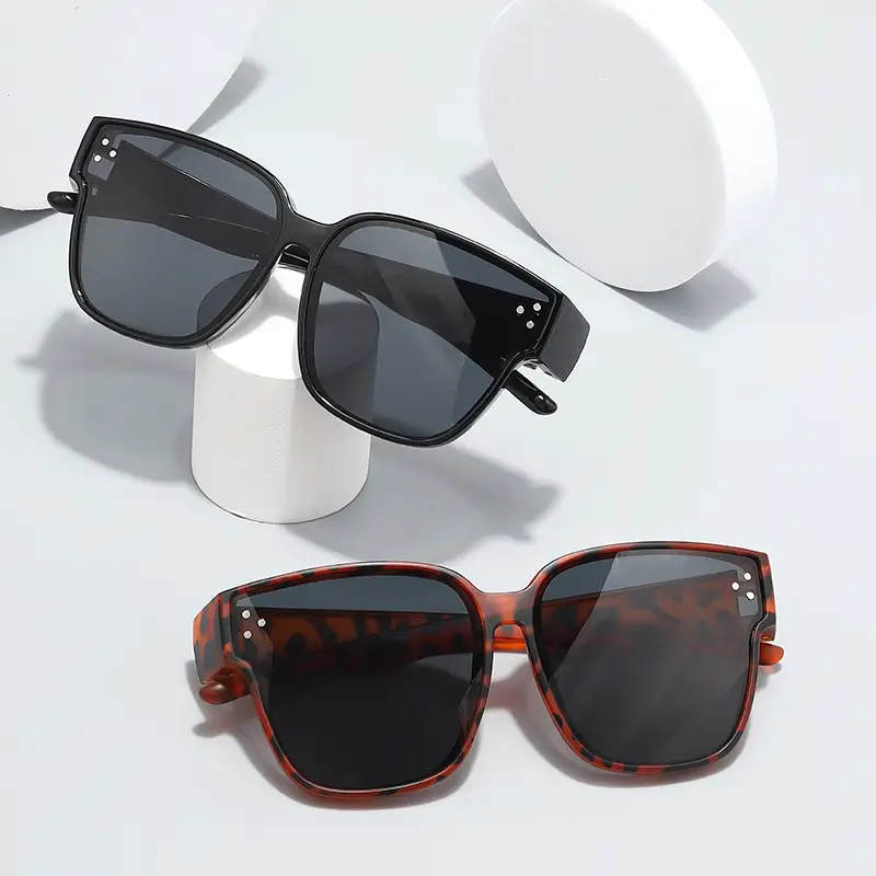 Women Polarized Sunglasses Anti-UV Large Frame Driving Special Driving Goggles - Image 9