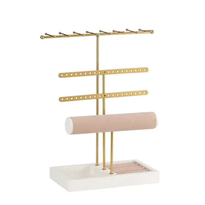 T-Shape Jewelry Display Stand for Rings & Eardrops - Image 2