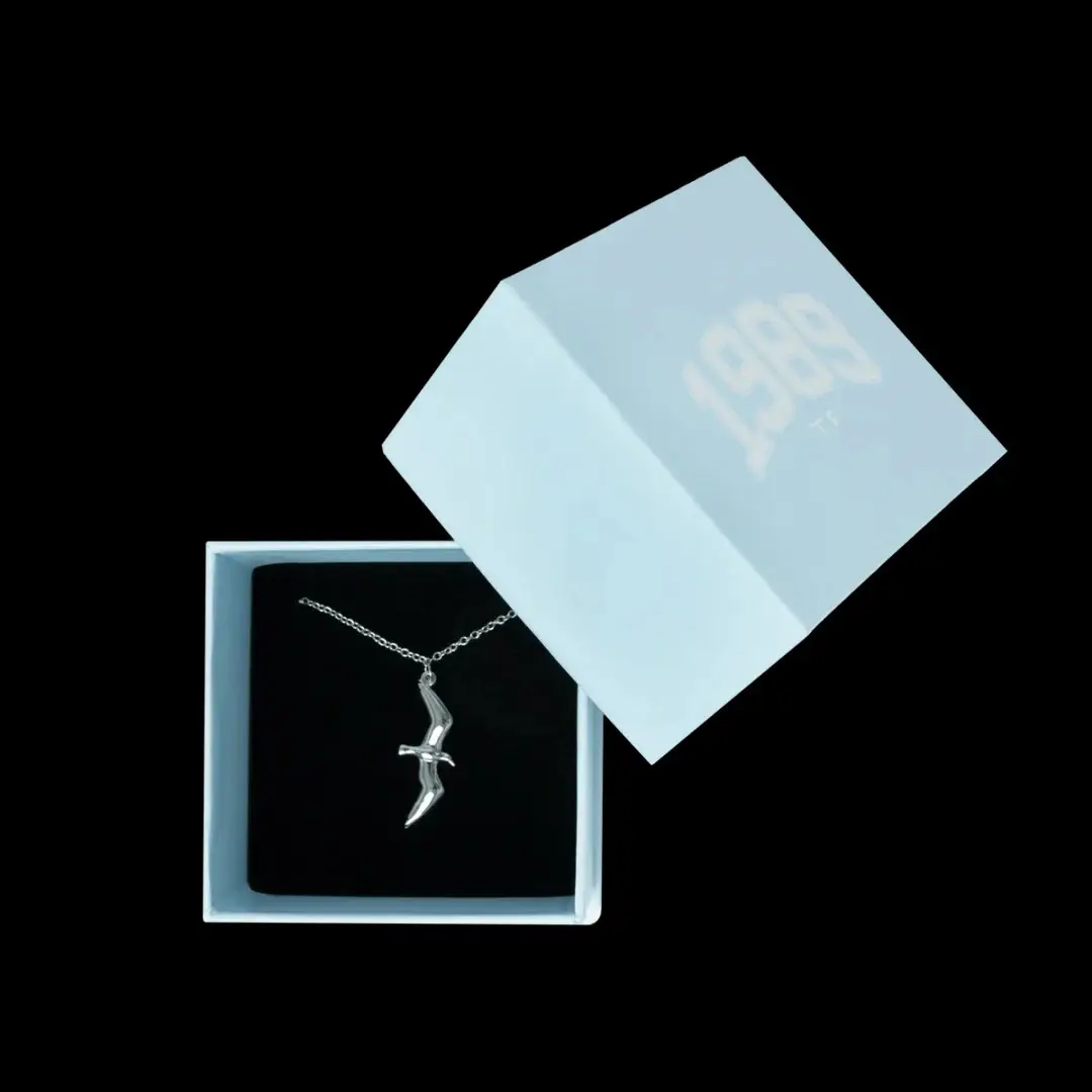 Taylor Swift Seagull Earrings Women Silver 1989 Design - Image 6