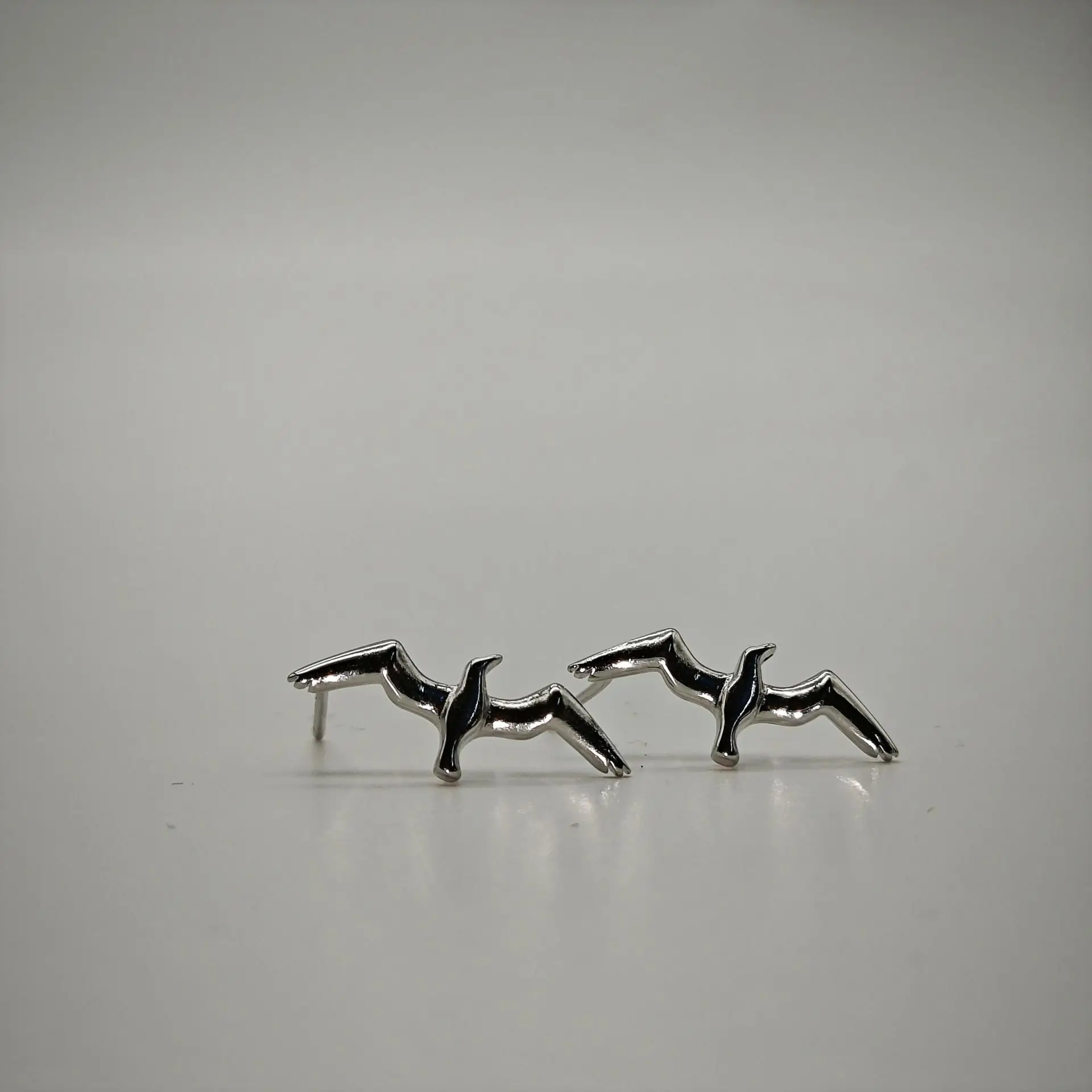 Taylor Swift Seagull Earrings Women Silver 1989 Design - Image 3
