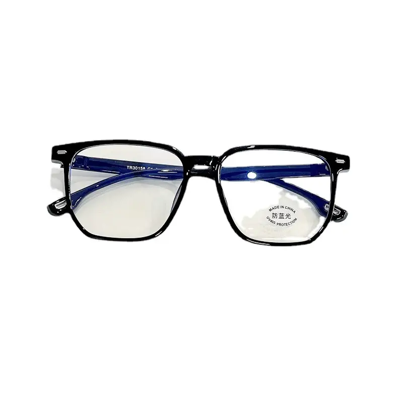 30158 New Business Tr Large Frame Glasses No-Makeup Transparent Anti-Blue Light - Image 9