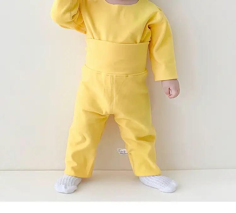 Infant & Toddler Yellow Long Sleeve Pajamas Set — feature 10