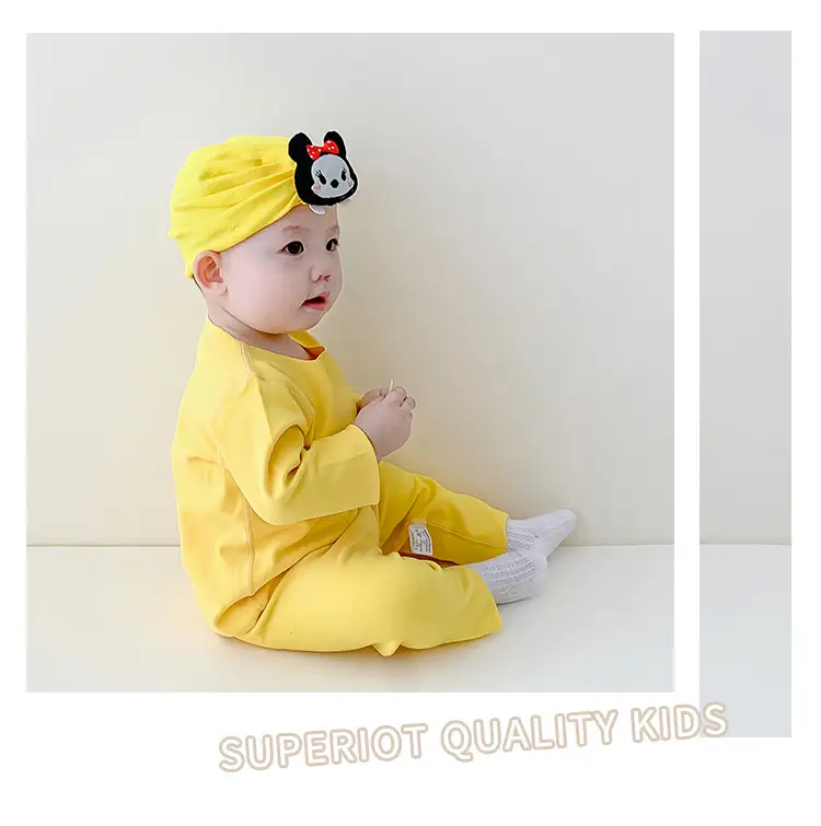 Infant & Toddler Yellow Long Sleeve Pajamas Set — feature 11