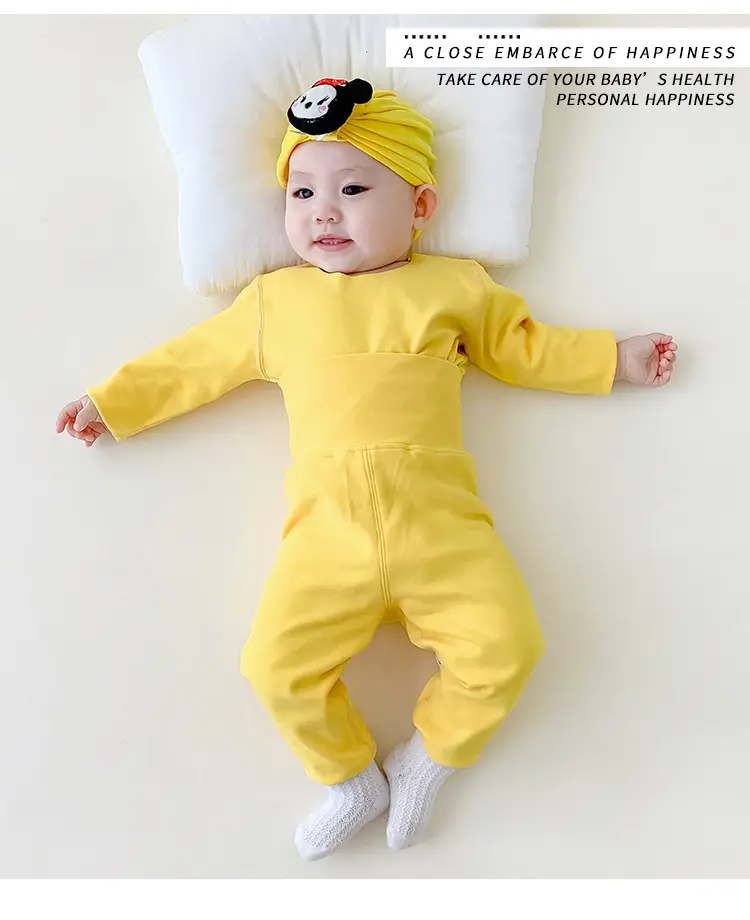 Infant & Toddler Yellow Long Sleeve Pajamas Set — feature 14