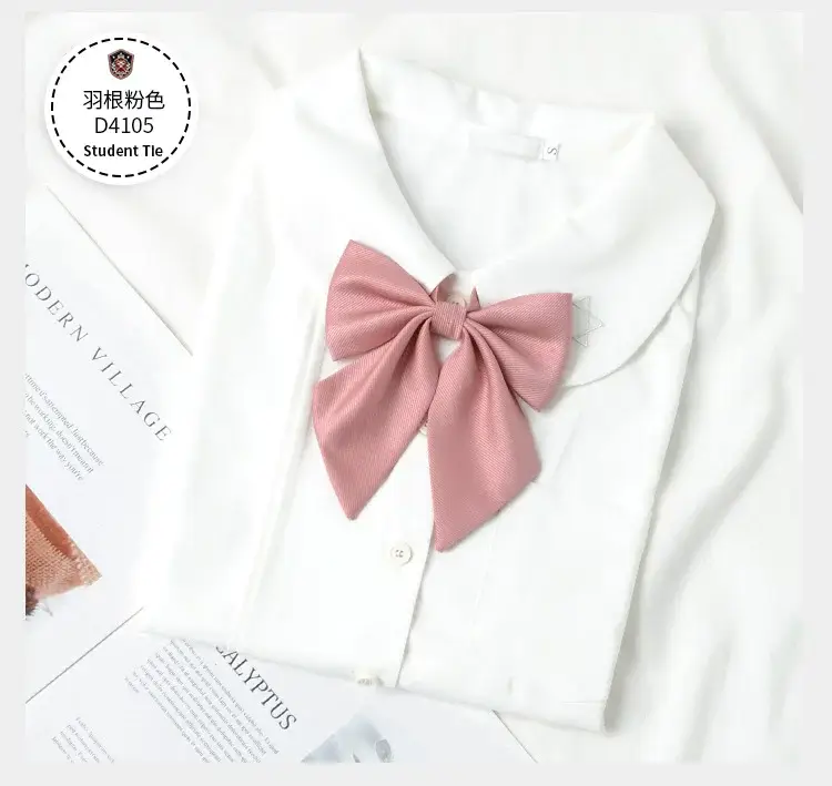 Black Bow Neckline Japanese J.K Style School Uniform Bow — feature 5