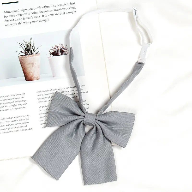Black Bow Neckline Japanese J.K Style School Uniform Bow - Image 10