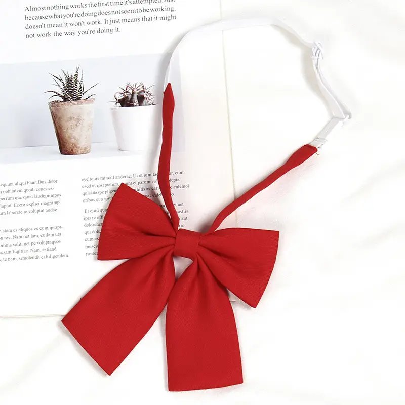 Black Bow Neckline Japanese J.K Style School Uniform Bow - Image 11