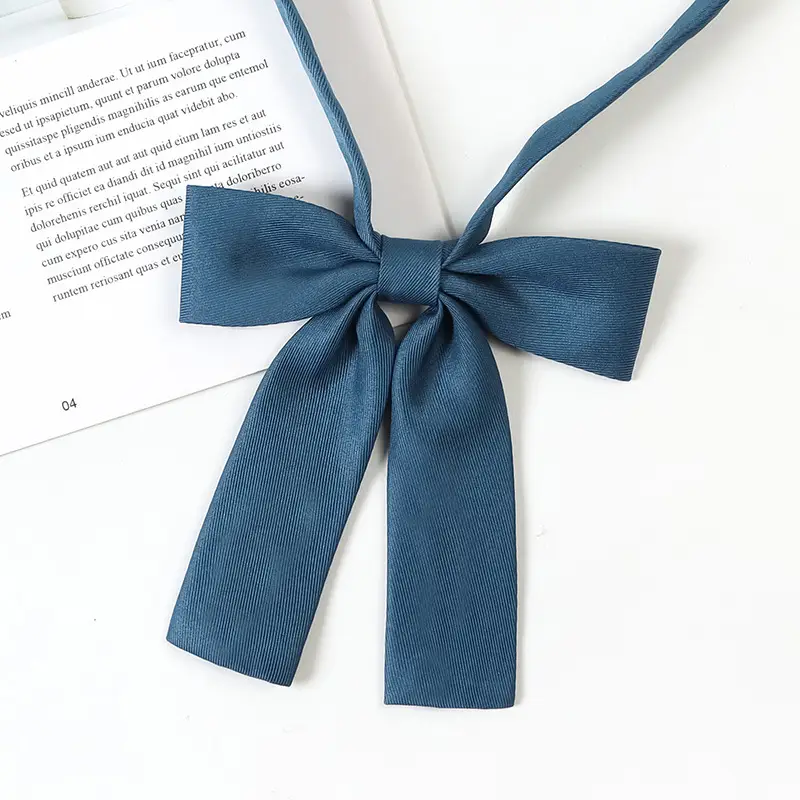 Black Bow Neckline Japanese J.K Style School Uniform Bow - Image 28