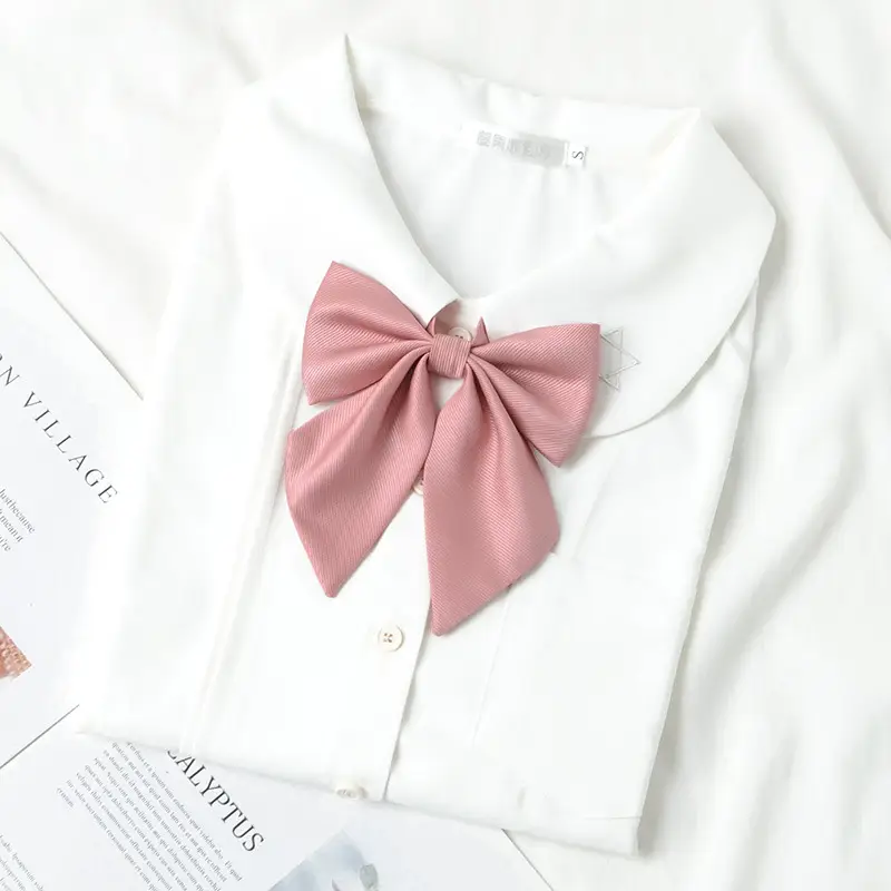 Black Bow Neckline Japanese J.K Style School Uniform Bow - Image 5