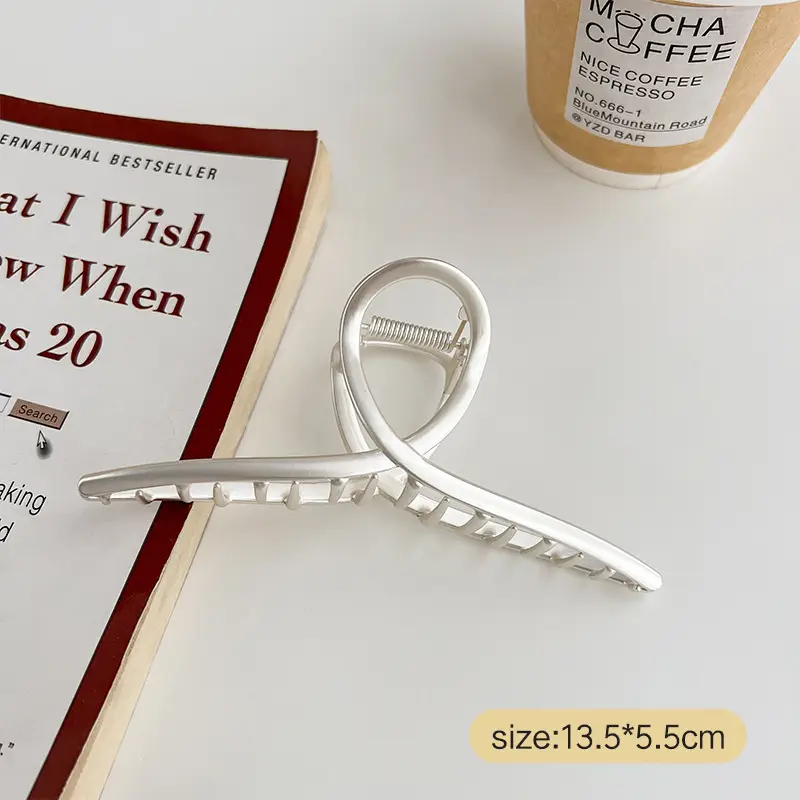 Oversized Metal Hair Clip for Women