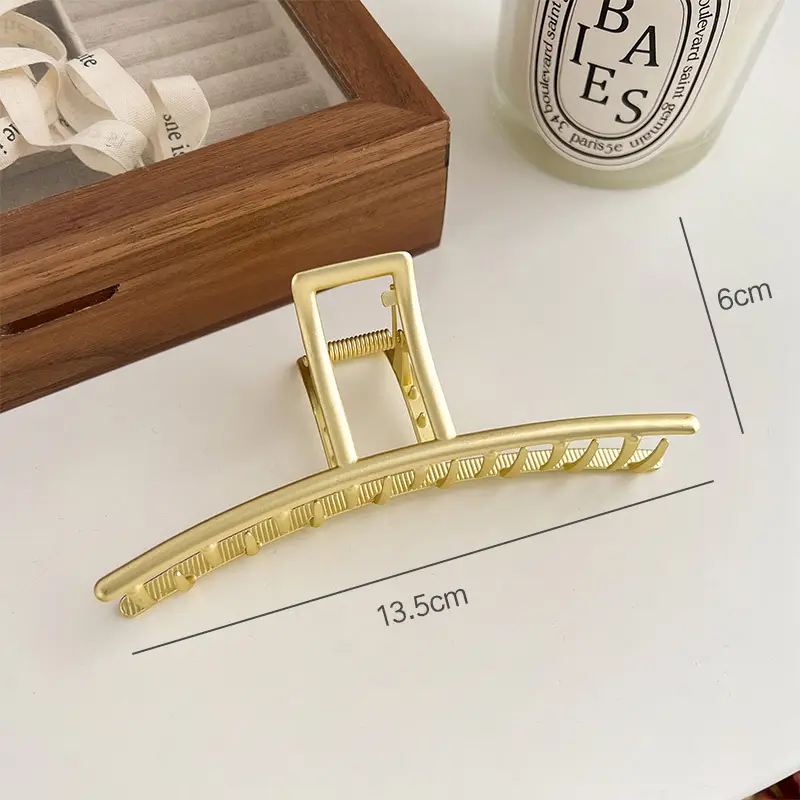 Oversized Metal Hair Clip for Women