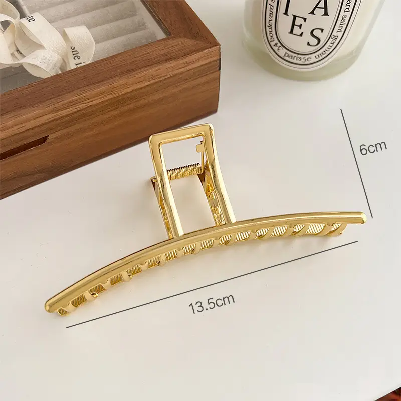Oversized Metal Hair Clip for Women