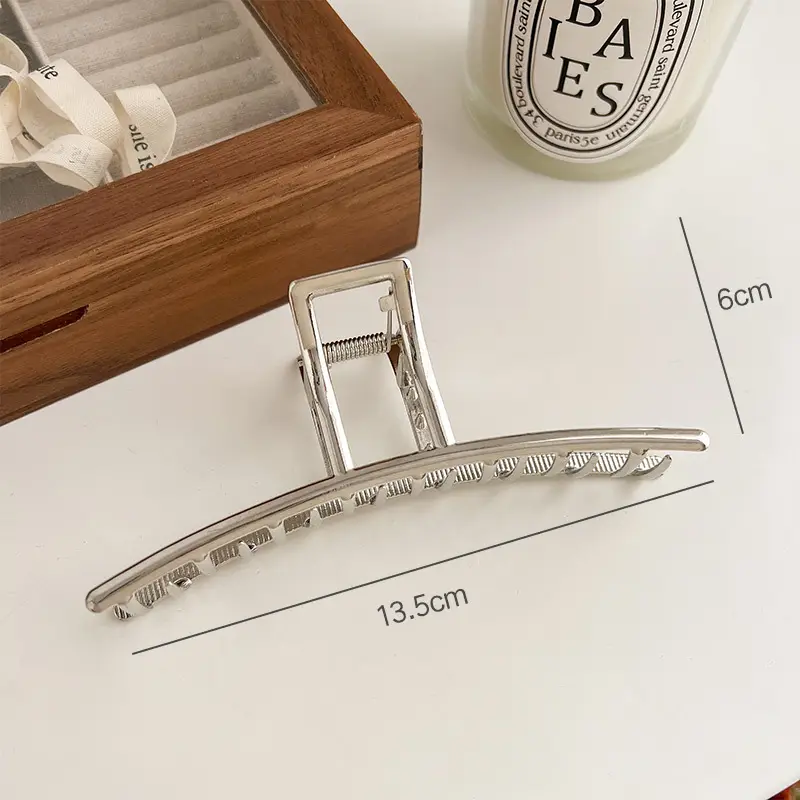Oversized Metal Hair Clip for Women
