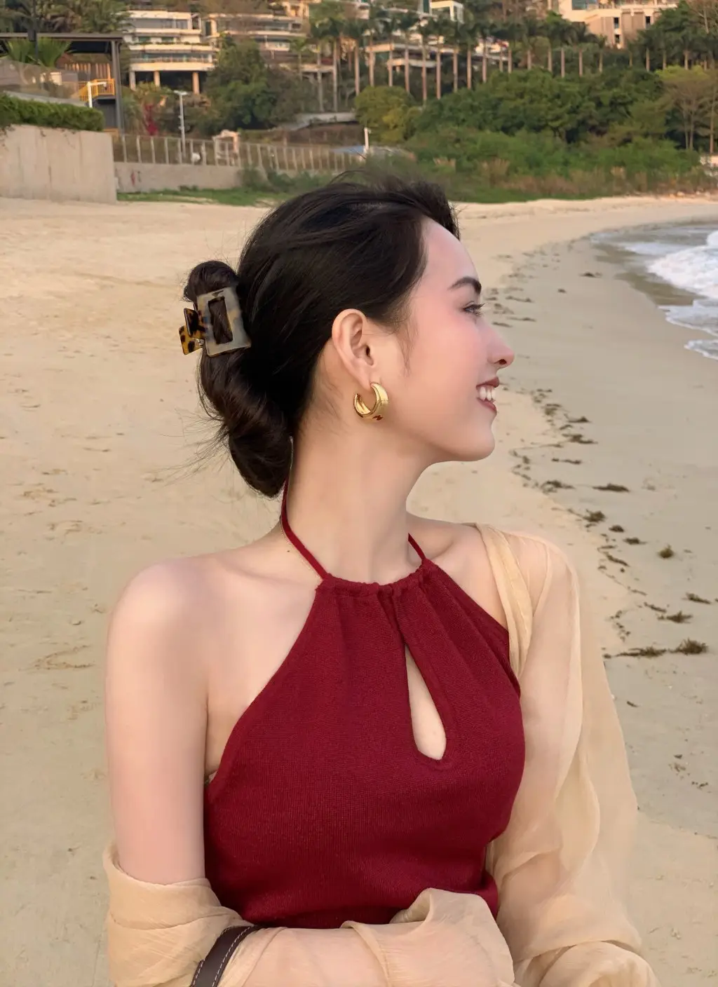 Black Off-Shoulder Slim Fit Dress with Tight Waist — feature 16