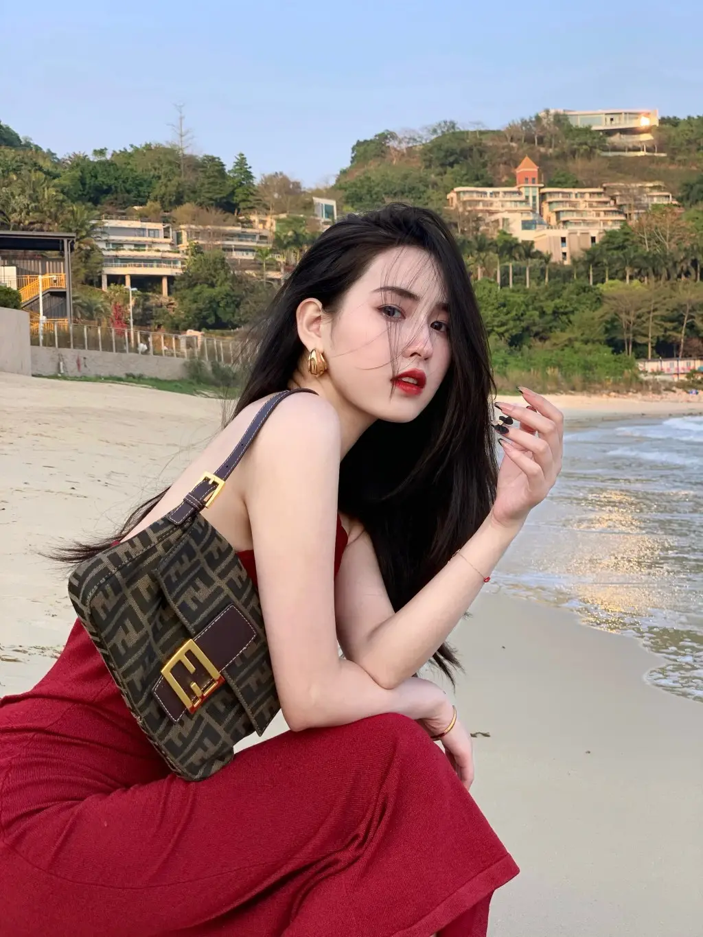 Black Off-Shoulder Slim Fit Dress with Tight Waist — feature 24