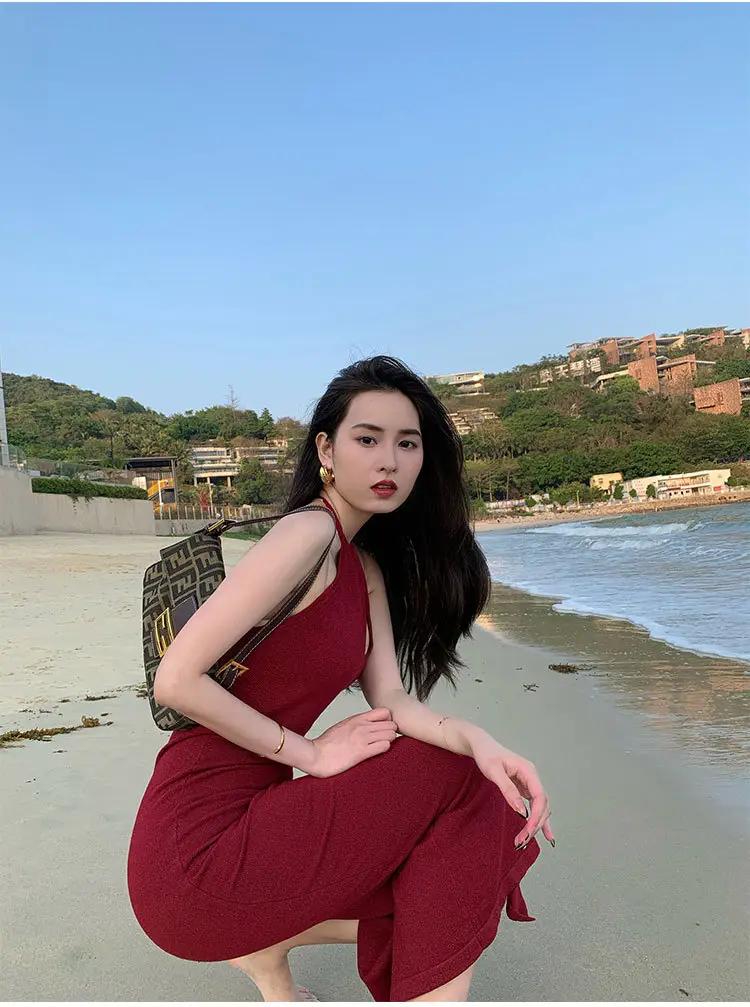 Black Off-Shoulder Slim Fit Dress with Tight Waist — feature 6
