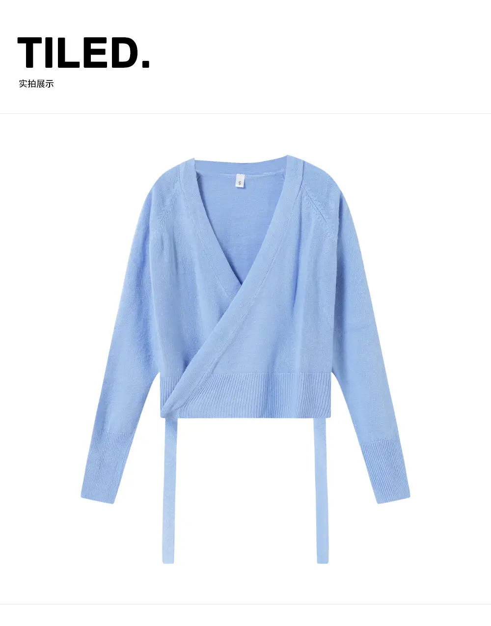 Girls Purple Long Sleeve Dance Shawl Coat — feature 6