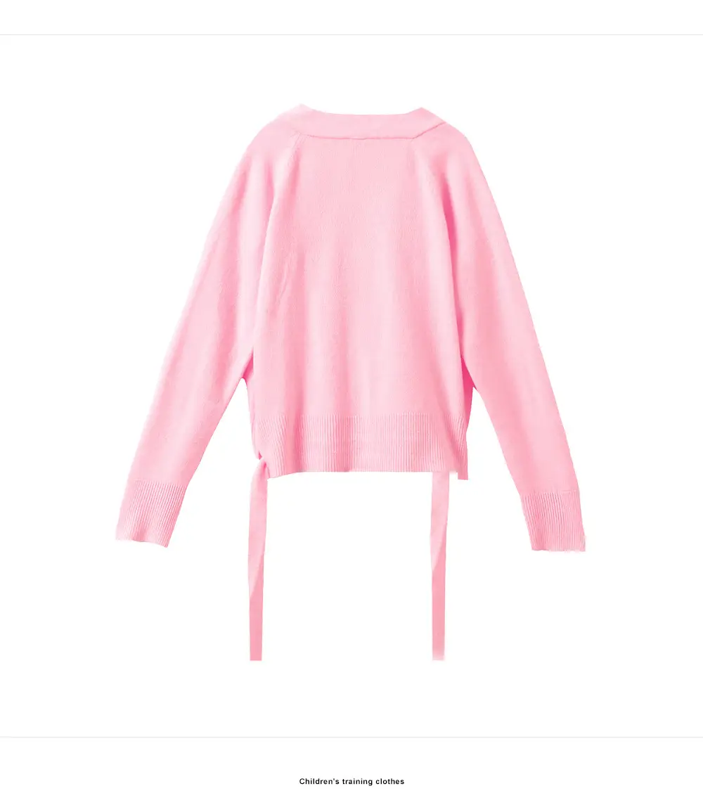 Girls Purple Long Sleeve Dance Shawl Coat — feature 7