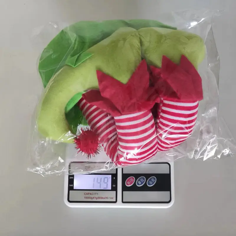 Christmas Elf Leg Dolls Green Red Striped — feature 10