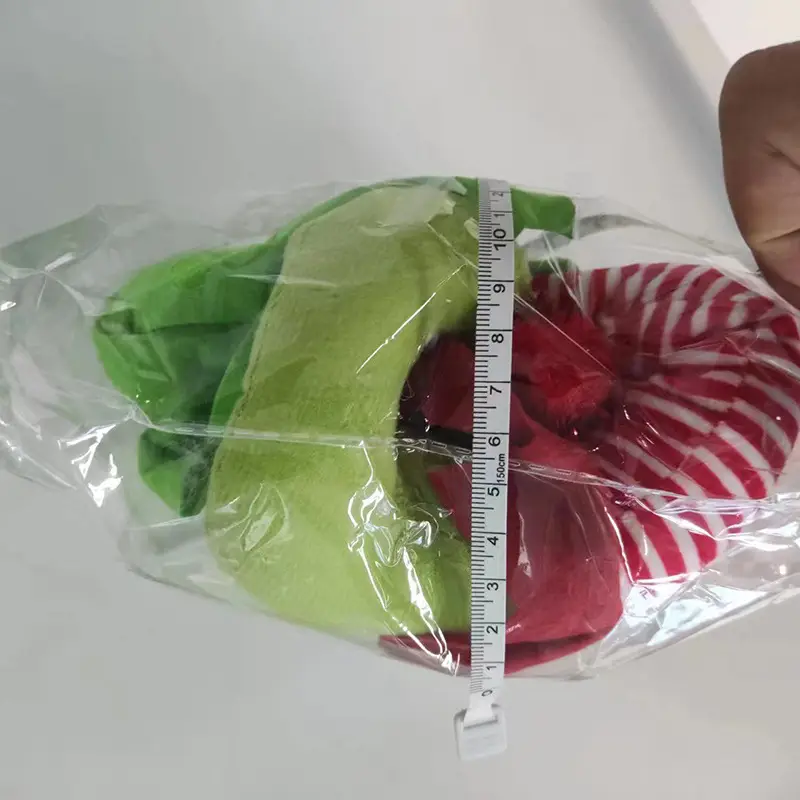 Christmas Elf Leg Dolls Green Red Striped — feature 8