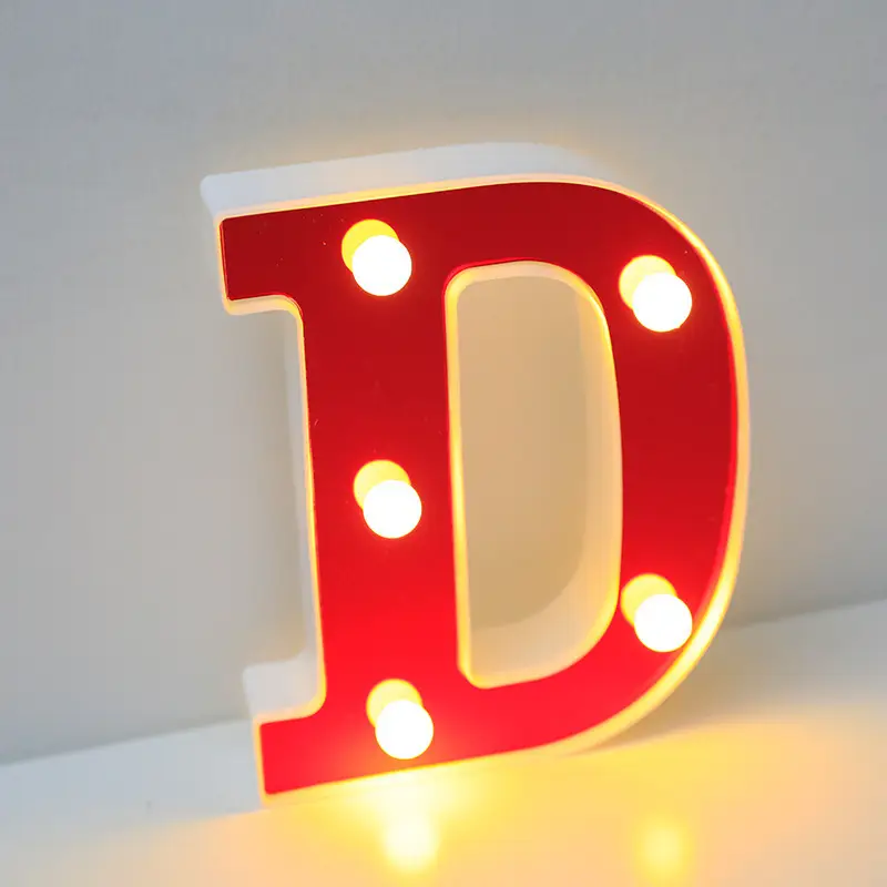 26 LED Alphanumeric Night Light Red Decorator - Image 14