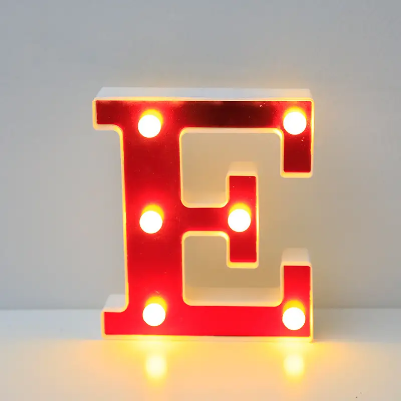 26 LED Alphanumeric Night Light Red Decorator - Image 15