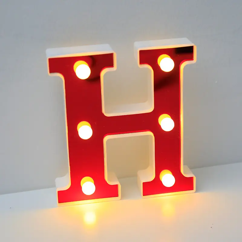26 LED Alphanumeric Night Light Red Decorator - Image 18