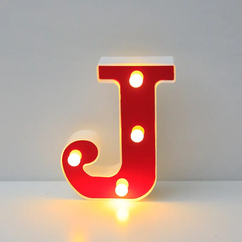 26 LED Alphanumeric Night Light Red Decorator - Image 20