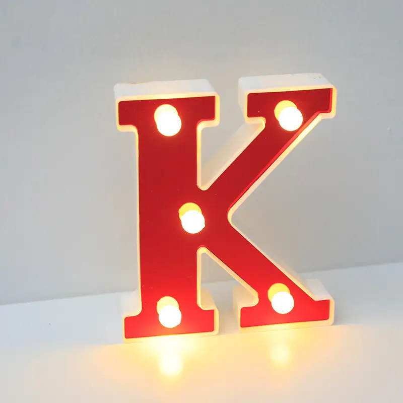 26 LED Alphanumeric Night Light Red Decorator - Image 21