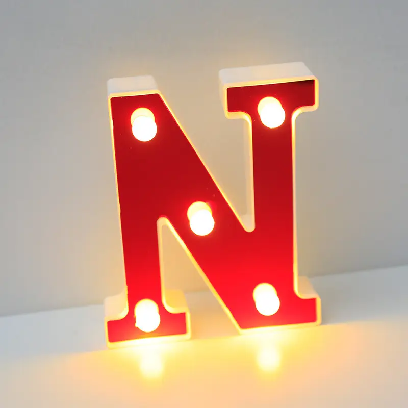 26 LED Alphanumeric Night Light Red Decorator - Image 24