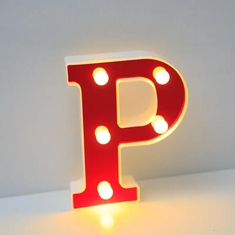 26 LED Alphanumeric Night Light Red Decorator - Image 25