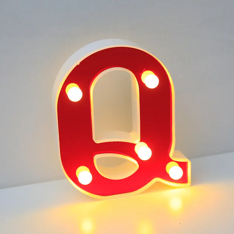 26 LED Alphanumeric Night Light Red Decorator - Image 26