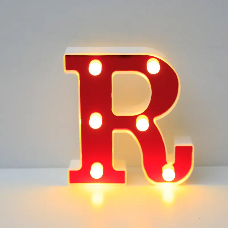26 LED Alphanumeric Night Light Red Decorator - Image 27