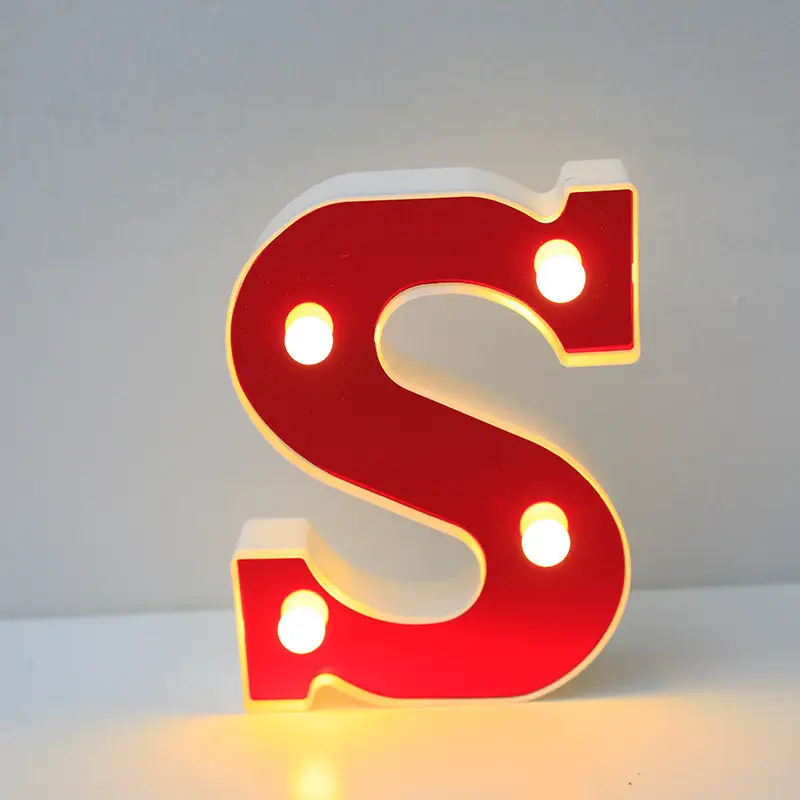 26 LED Alphanumeric Night Light Red Decorator - Image 28