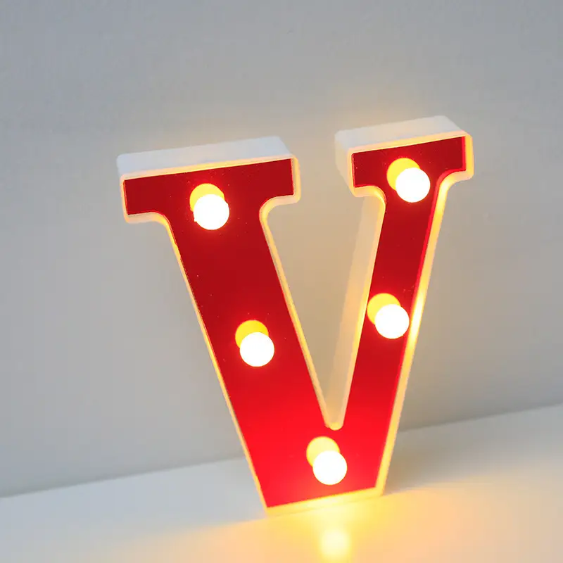 26 LED Alphanumeric Night Light Red Decorator - Image 31