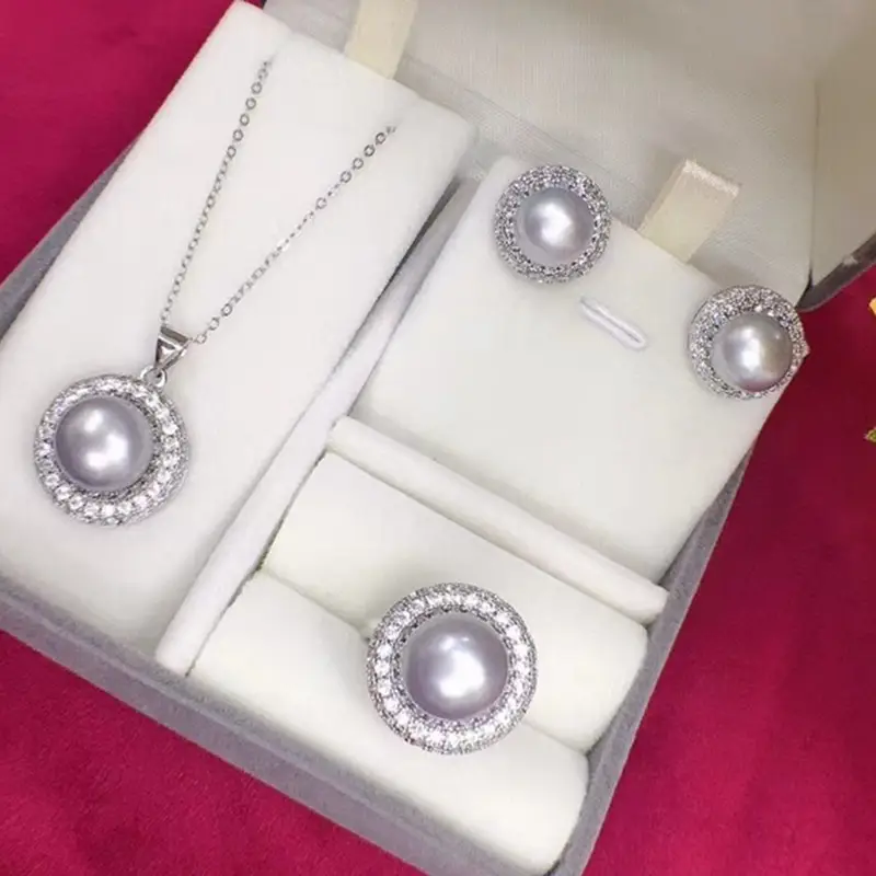 Freshwater Pearl Necklace Set for Women - Image 2