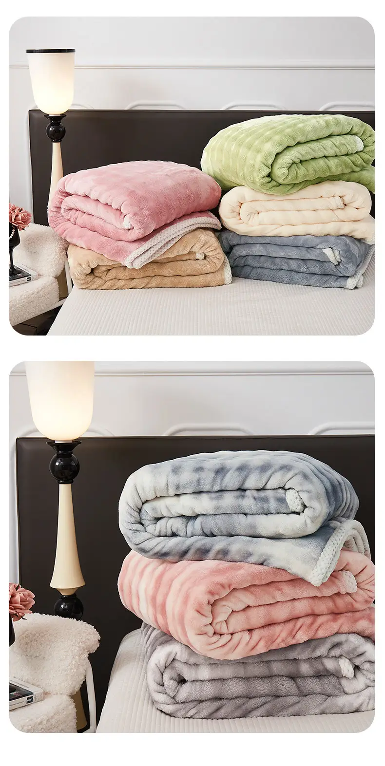 Pink Velvet Nap Blanket for Women — feature 18