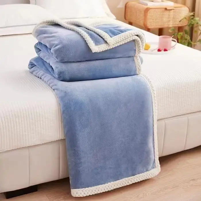 Pink Velvet Nap Blanket for Women